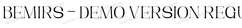 Bemirs - Demo Version Regular字体转换